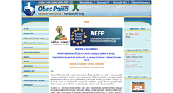 Desktop Screenshot of obecporici.cz